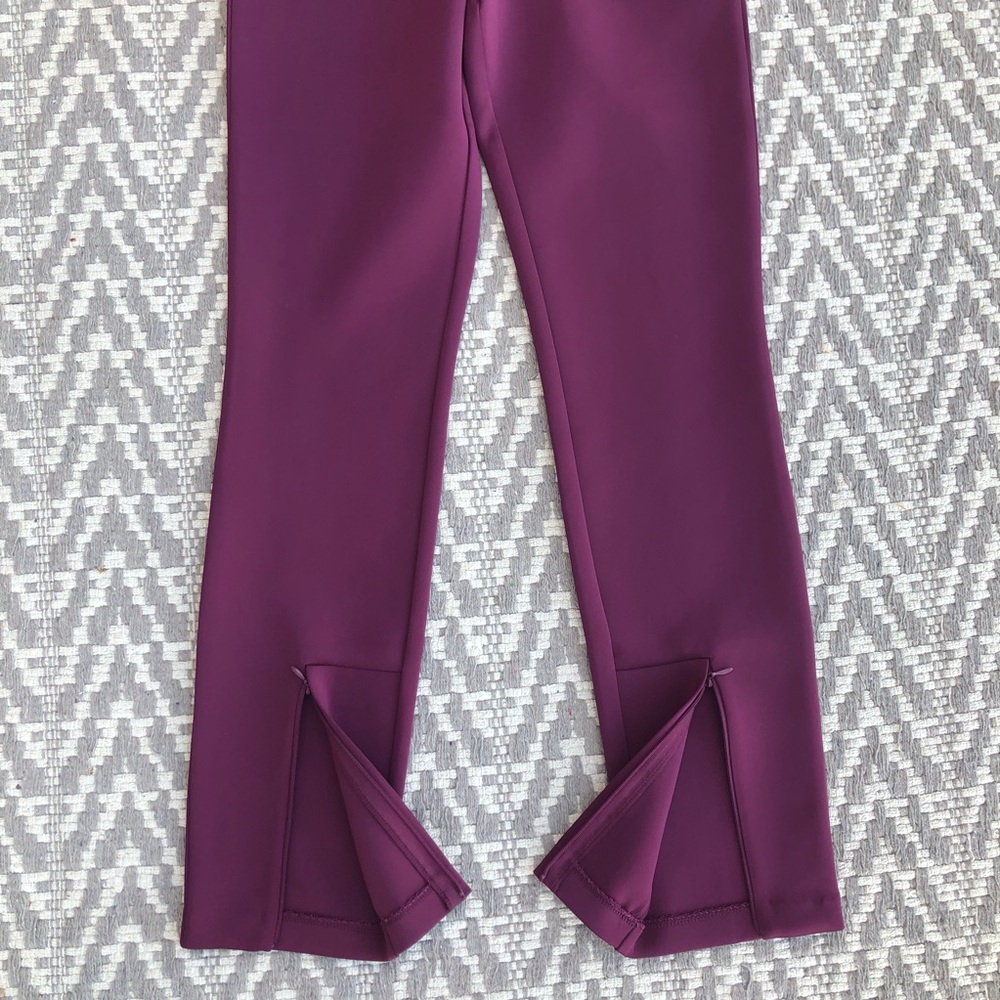 Good American scuba boss pull on slim pant in Oxblood002 size medium - Picture 8 of 13